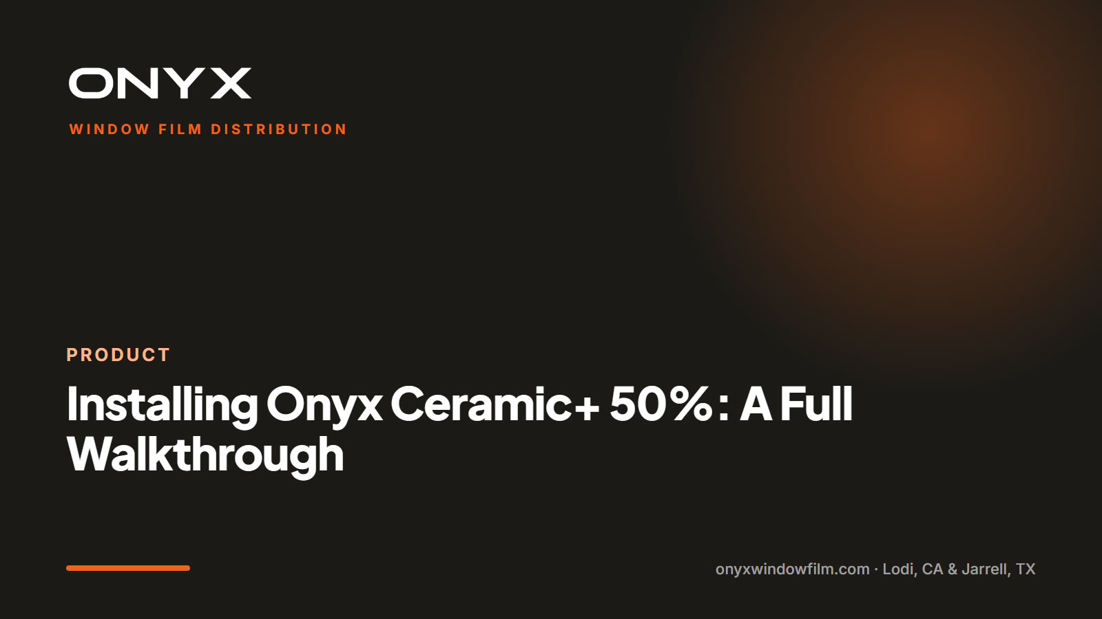 Installing Onyx Ceramic+ 50%: A Full Walkthrough